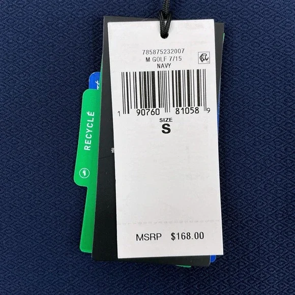 RLX Ralph Lauren Vest Mens Small Blue Full Zip Golf Performance Sleeveless NWT - Picture 7 of 15